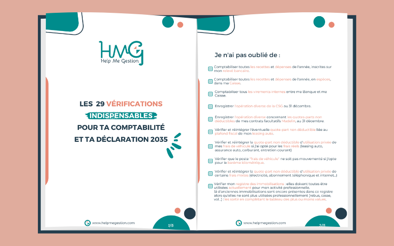 29 Vérifications indispensables pour ta compta et ta déclaration 2035